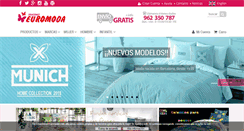 Desktop Screenshot of creaciones-euromoda.com